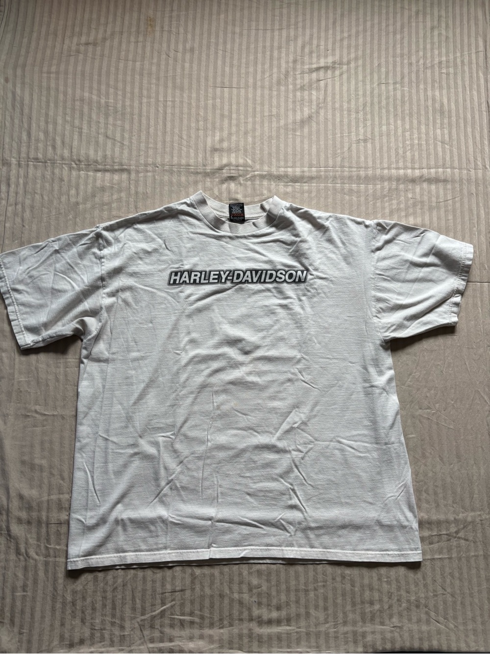 Harley Davidson Vintage Shirt Men’s 3XL White Heritage Concord, NH Graphic
